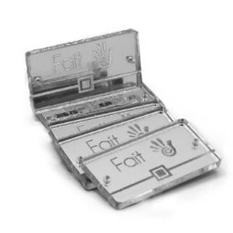 Personalized Silver Plexi Labels