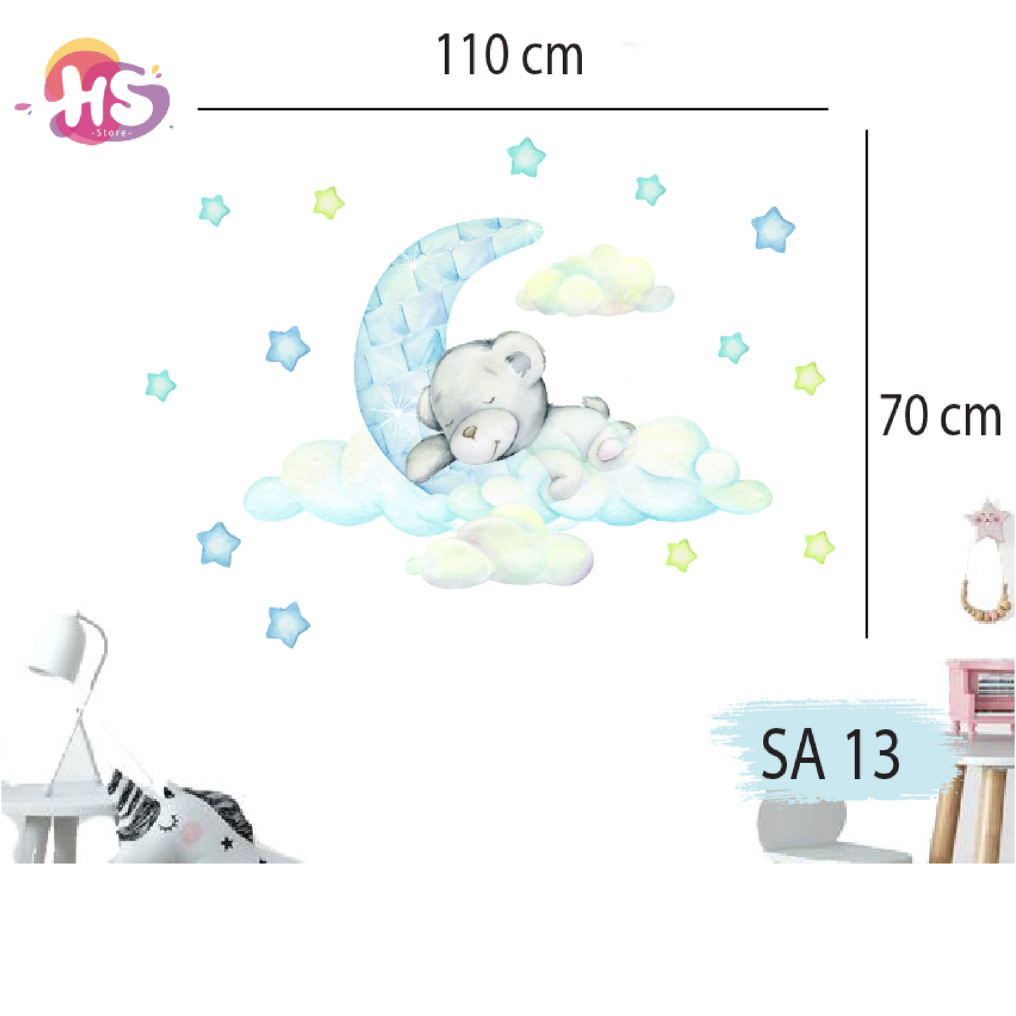 S66 Stickers: Personalized Wall Decor for Children's Rooms