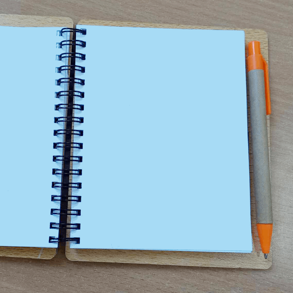 Bloc-Notes avec Couverture en MDF