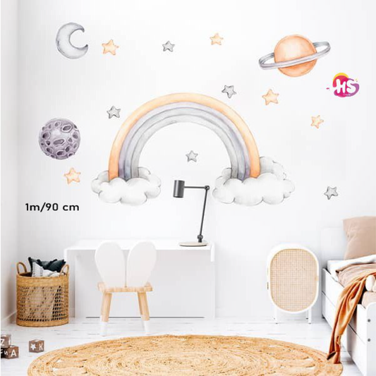 Stickers S45 : Décor Mural Personnalisé pour la Chambre d'Enfant