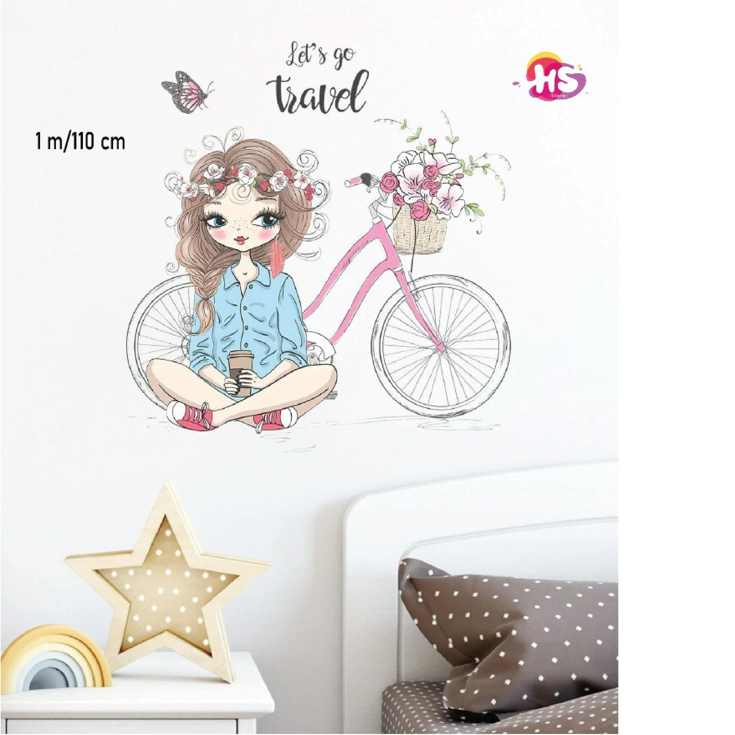 Stickers S58 : Décor Mural Personnalisé pour la Chambre d'Enfant