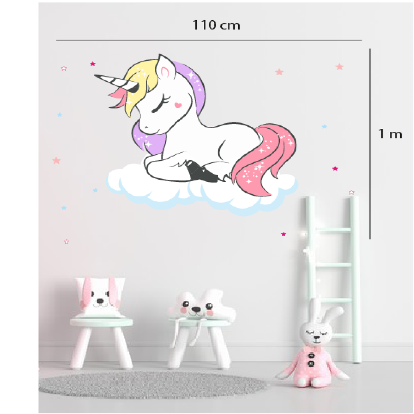 Stickers S69 : Décor Mural Personnalisé pour la Chambre d'Enfant